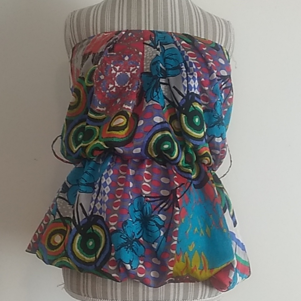 Silvergate strapless top